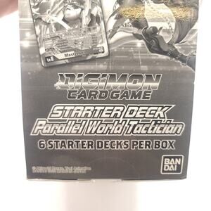 Digimon Card Game Pack of 6 Starter Deck Parallel World Tactician 2022